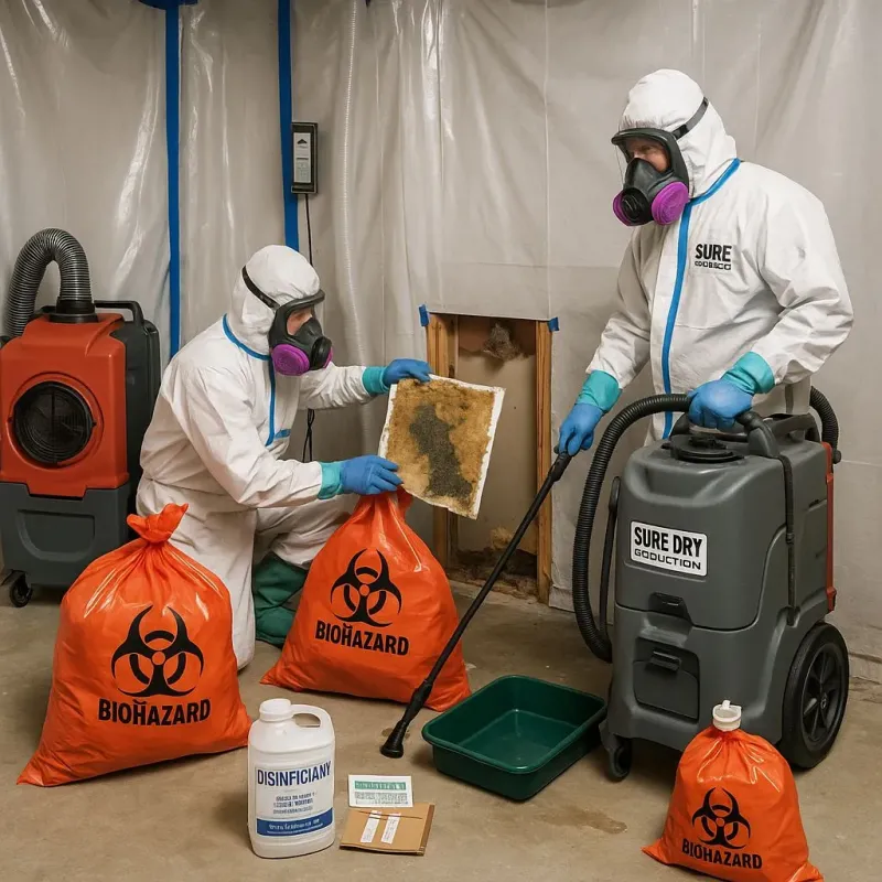 Contaminated Water Handling Protocols process in Tye, TX